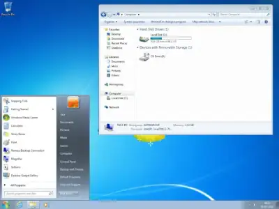 Windows 7 Professional Screenshot 2