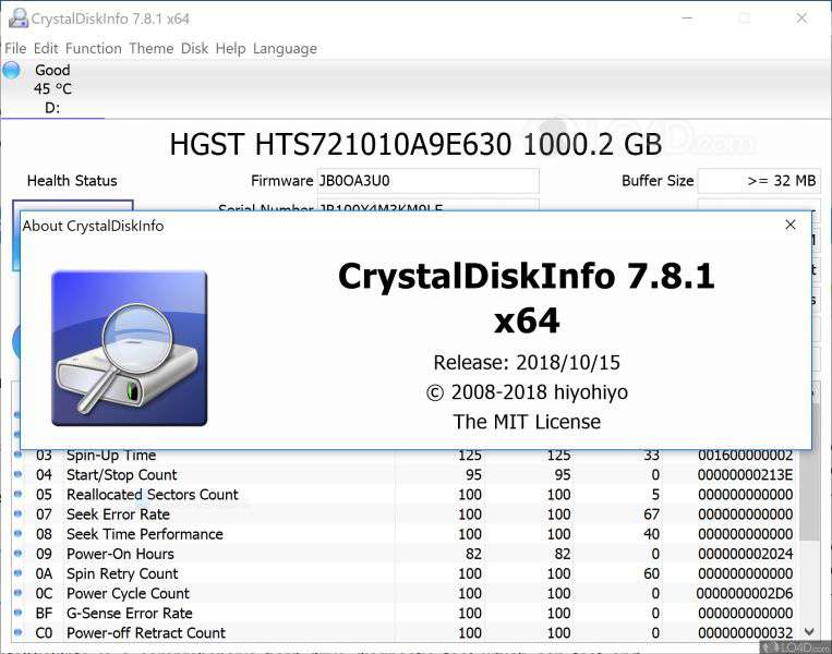 crystaldiskinfo not showing total host writes