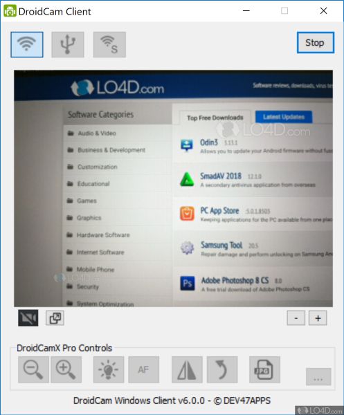 DroidCam for windows instal free