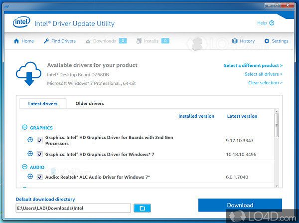 download the new version Intel Driver & Support Assistant 23.4.39.9