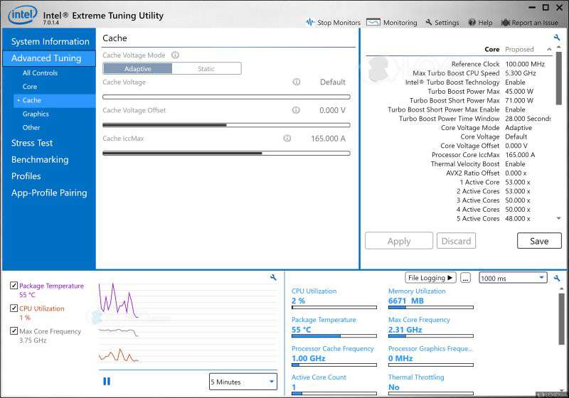download Intel Extreme Tuning Utility 7.11.1.5