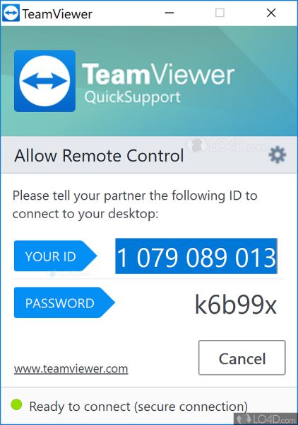 quick support by teamviewer