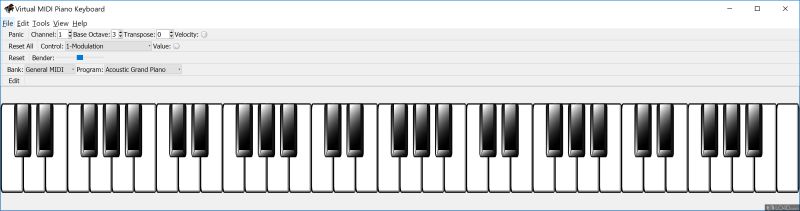 virtual midi piano keyboard youtube